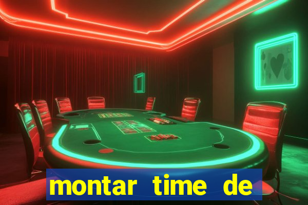 montar time de futebol site